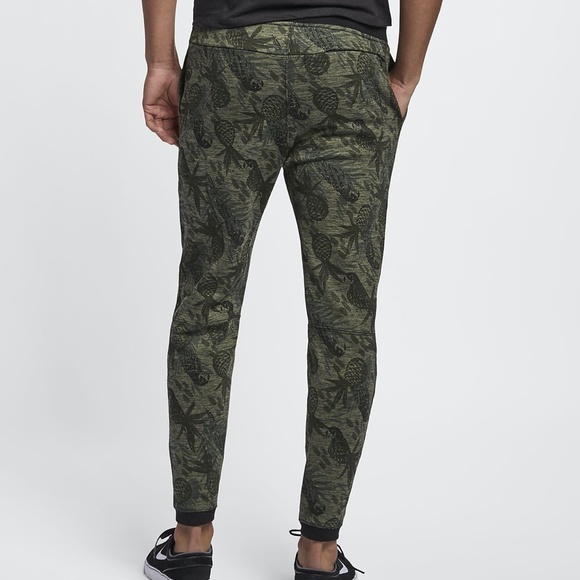 HURLEY PHANTOM PARADISE FLEECE JOGGERS RARE PRINT - Picture 3 of 8